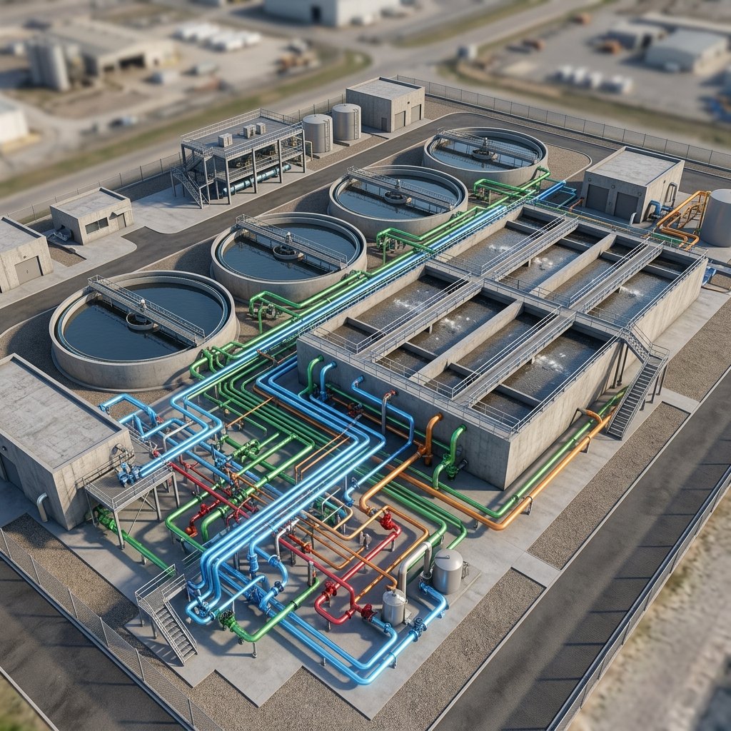 Wastewater Treatment Plant BIM Model